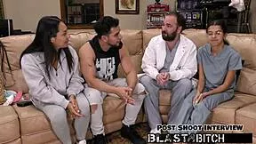 mia pussy shocked and blasted with cum