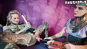 Inked Cuties Anal Fuck Machine Squirt Atm
