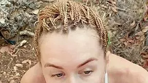 Craving For Cum While Walking In The Forest