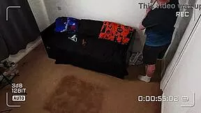 housemate caught wanking on security cam in bedroom