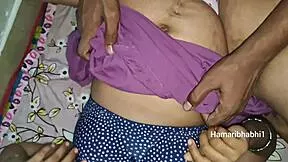Chubby Aunty Joins Young Girl Threesome Doggy?