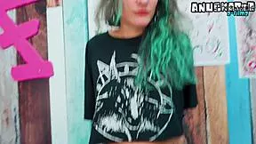 Wild anal threesome erupts during tattoo session with big cocks