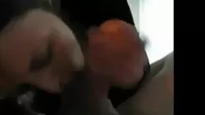 lucky guy gets superb blowjob from amateur teen 18+ slut