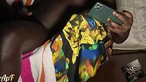 Couples masturbate together while watching porn at home