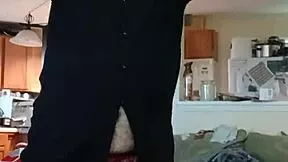 big ass thong crossdresser faggot shakes it
