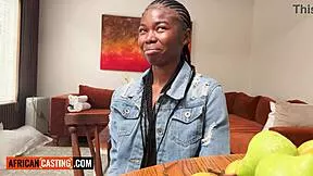 this 18yo ebony said just this once the little slut came back for a second round