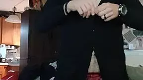 big ass thong crossdresser faggot shakes it
