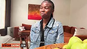 this 18yo ebony said just this once the little slut came back for a second round