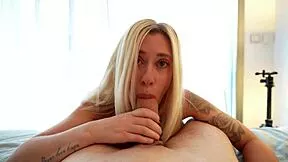 waking up horny for morning sex with big tits blonde