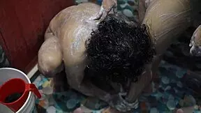 indian step sister hot bath romance with ass licking