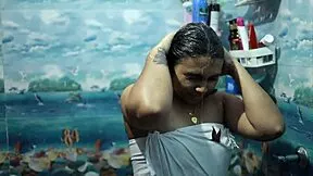 indian step sister hot bath romance with ass licking