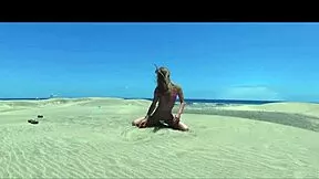 travel show ass driver gran canaria dunes with sasha