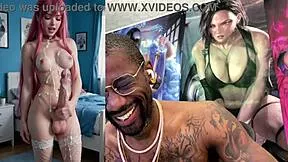 Cum spraying transgenders welcomes you to ladyboy island buzzcut trans girl cum sprays her face while getting fucked thicc dick trans jerking off and cumming hard cum oozing nun ai generated