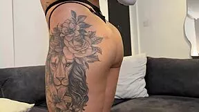 a nerdy stepson catches his stepmother masturbating while on the phone with her lover and overcome with excitement he fucks her