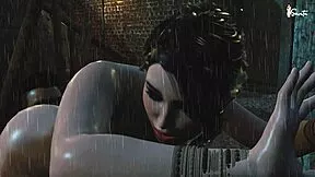 SEXY DESI WIDOW MEENA FUCKED BY HER NEIGHBOR IN THE RAIN
