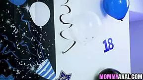 stepmom offered him her anal virginity