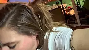 Nasty little fucker gets skull fucked