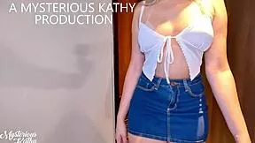 What is under stepsister skirt that little 18+ slut always forgets to wear panties