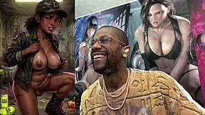 tight bald pussy trans self sucks and cums