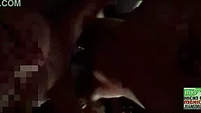 Young Latina Rides Monster Cock In Dark