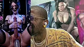tight bald pussy trans self sucks and cums