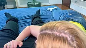 Friends ex loses bet and swallows cum