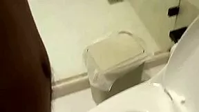 A stranger sees me in the bathroom and cant resist fucking me