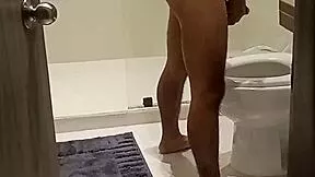 A stranger sees me in the bathroom and cant resist fucking me