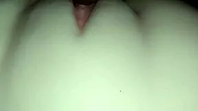 Insertion of hairless pussy shown close up