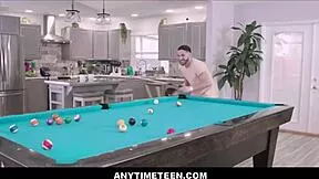 Anytimeteen 18+ freeuse tiny 18+ brunette teen 18+ makes billards deal with her roommate.
