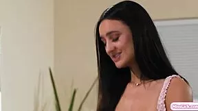 big tits milf facesits stepdaughter during panty moment