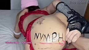 pounding hard to the bottom of blair nymphs pussy