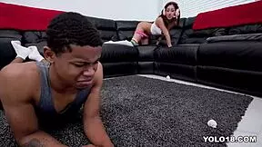 Lil D and Kira's interracial action