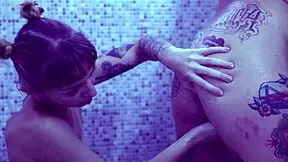Bia and Tata's steamy shower