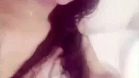 Naughty horn teen in bubbles