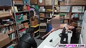 Breast play and spanking threat