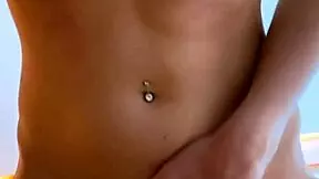 Amateur's explosive spa orgasm session