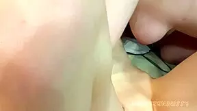 Skinny teen in threesome for brains