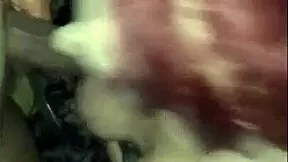 Slutty brunette gets big dick