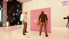 Curling and cumming in doggystyle position