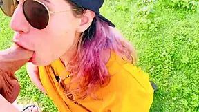 Deepthroat and facial for teen girl