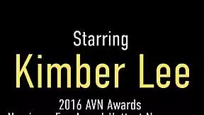 Big-boobed Kimber Lee talks dirty